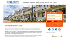 Desktop Screenshot of bayequityhomeloans.com